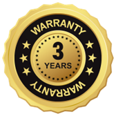 3 year warranty